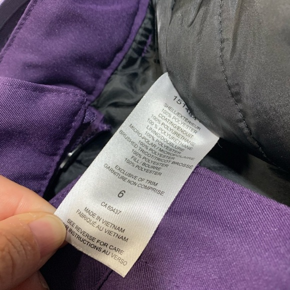 Sunice Stormpack Kids Snow Suit - Size 6 Purple Winter Jacket & Bib Pants - Picture 9 of 12